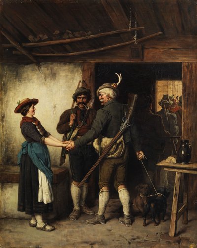 Farewell of the Hunters by Franz Defregger